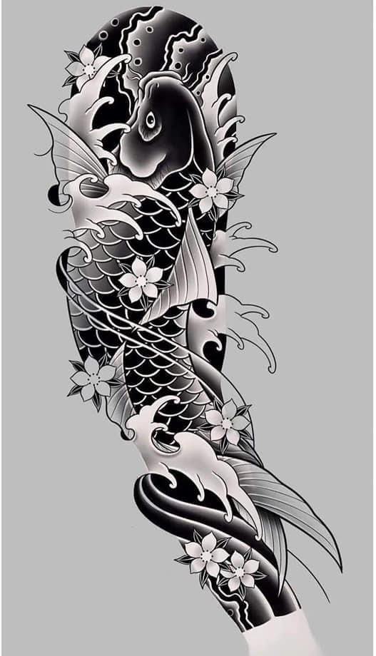 鯉魚紋身新設計，友情與陪伴的溫馨故事展