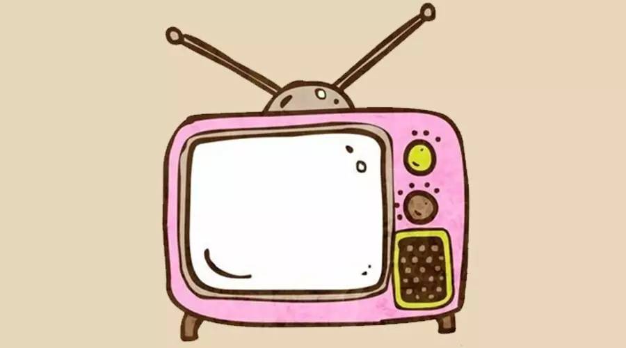 簡(jiǎn)筆畫(huà)描繪看電視瞬間與探索自然美景之旅