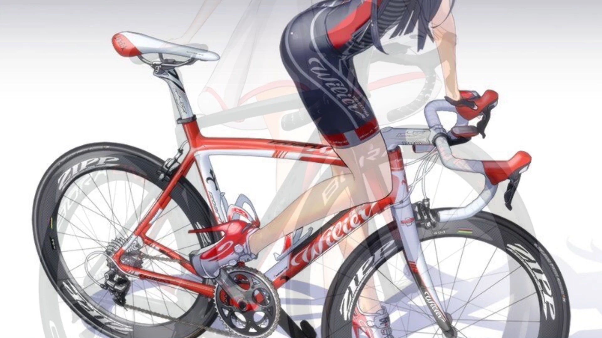 公路車(chē)動(dòng)漫，高科技騎行之旅的震撼體驗(yàn)