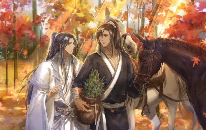 二哈與白貓師尊的奇幻羈絆，深情師徒動漫之旅