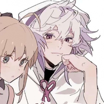 動(dòng)漫情頭雙人，自然美景中的心靈之旅