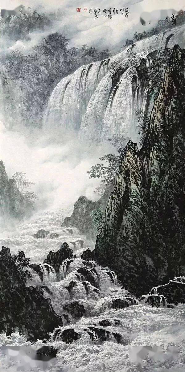 曾剛最新山水作品,曾剛最新山水作品，驚艷心靈的藝術之旅