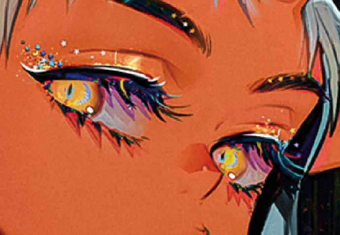 動漫眼睛圖，探尋內(nèi)心平靜的視覺之旅