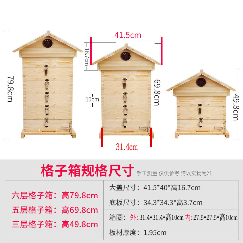 最新中蜂格子箱尺寸揭秘，探索蜜蜂的秘密，感受友情的溫暖